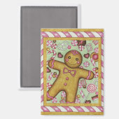 Big Gingerbread Magnet (Vorderseite/Rückseite)