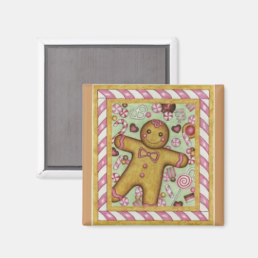 Big Gingerbread Magnet (Vorderseite/Rückseite)
