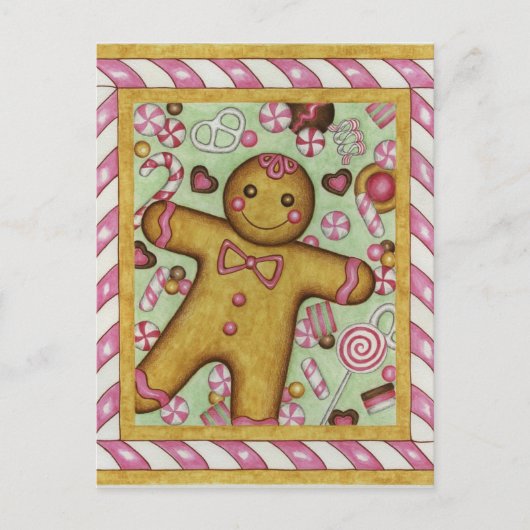 Big Gingerbrot Postkarte (Vorderseite)