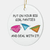 Big Girl Panties Keramik Ornament (Links)