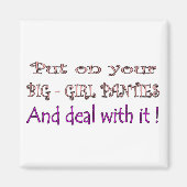 Big Girl Panties Magnet (Vorne)