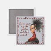 BIG GIRL PANTIES Magnet (Vorderseite/Rückseite)