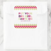 Big Girl Pants Zitat - Aufkleber (Tasche)