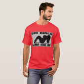 Big Girls schalten mich ein — T - Shirt (Vorne ganz)