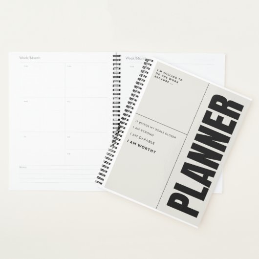 Big Goals (8,5" x 11"), Hard Cover, Black Spiral P Planer (Anzeige)