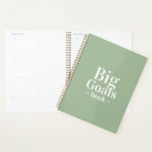 Big Goals Book White Sage Green Planer (Anzeige)