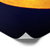 Big Golden Moon Poster (Ecke)