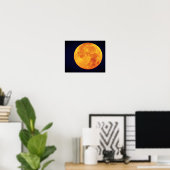 Big Golden Moon Poster (Heimbüro)