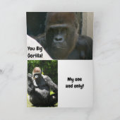 BIG GORILLA VATERTAG KARTE (Innenseite)