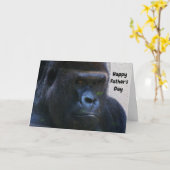 BIG GORILLA VATERTAG KARTE (Gelbe Blume)
