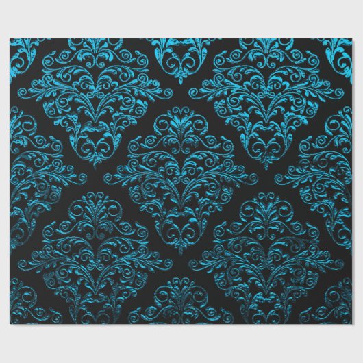 Big Gothic IV Damask Eleganter Urlaub 30 x 6' Geschenkpapier (Flach)