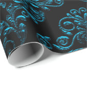 Big Gothic IV Damask Eleganter Urlaub 30 x 6' Geschenkpapier (Rolleneckpunkt)