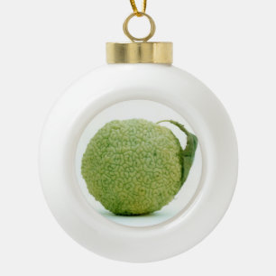 Big Green Hedgeaple Keramik Kugel-Ornament