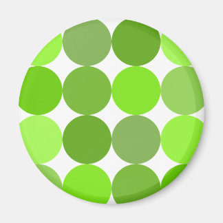 Big Green Polka Dots Magnet