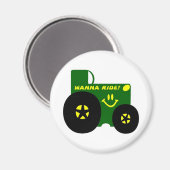 BIG GREEN TRACTOR MAGNET (Vorderseite/Rückseite)