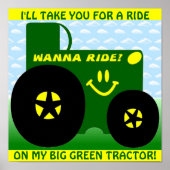 BIG GREEN TRACTOR POSTER (Vorne)