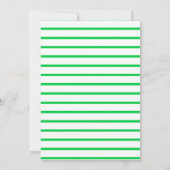 Big Green Traktor 4. Geburtstag Einladungen (Rückseite)