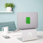 Big Green Yum-yums Aufkleber (Laptop auf Schreibtisch)