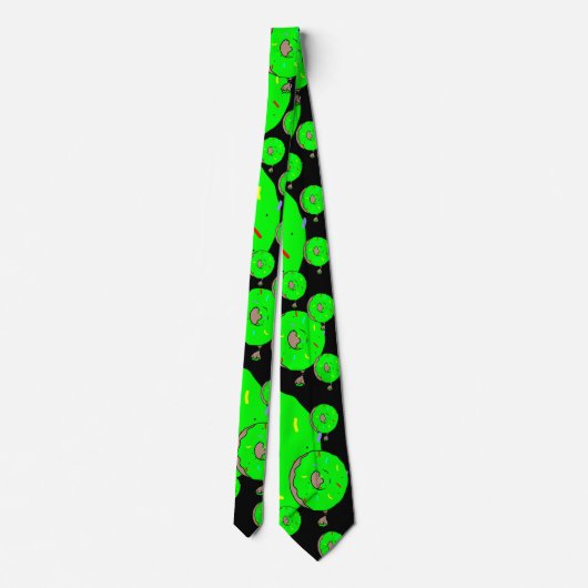 Big Green Yum-yums Krawatte (Rückseite)