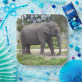 Big Grey Asian Elephant Paper Teller (Party)
