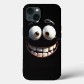 Big Grin Blackout iPhone Case (Rückseite)