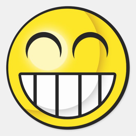 Big Grin Sticker (Vorderseite)