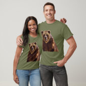 Big Grizzle Bär Naturerlebnis Geschenk T-Shirt (Unisex)