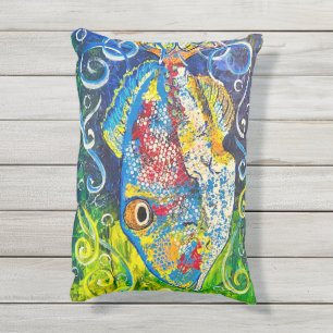Big Grouper Pillow Kissen Für Draußen