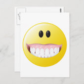 Big Gums Face Postkarte (Vorne/Hinten)