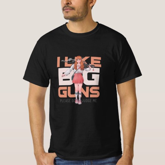BIG GUN ANIME GIRL T-Shirt (Vorderseite)