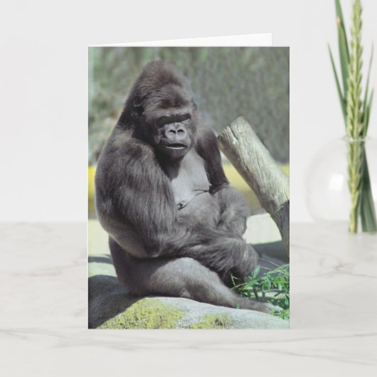 Big Gunns Gorilla Note Card Karte (Vorderseite)
