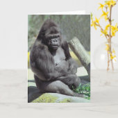 Big Gunns Gorilla Note Card Karte (Gelbe Blume)