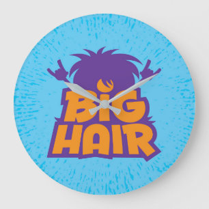 Big-Hair-Band-Logo Große Wanduhr
