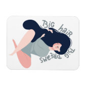 Big Hair Big Dreams Magnet (Horizontal)
