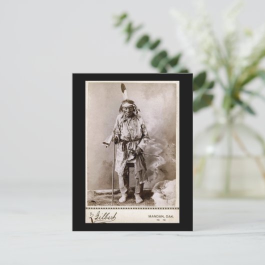 Big Hand 1880 Postkarte (Stehend Vorderseite)