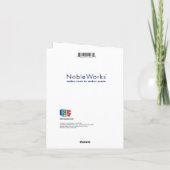 Big Happy Birthday Brother Karte (Rückseite)