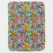 Big Happy Blume Baby Blanket