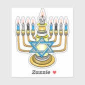 Big Happy Hanukkah Aufkleber (Blatt)