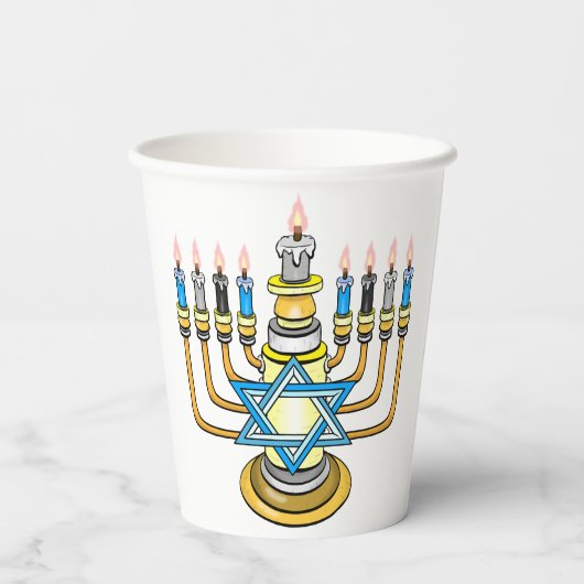 Big Happy Hanukkah Pappbecher (Rückseite)