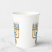 Big Happy Hanukkah Pappbecher (Links)