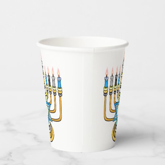 Big Happy Hanukkah Pappbecher (Rechts)