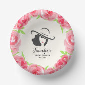 Big Hat Derby Brautparty Pappteller (Vorderseite)