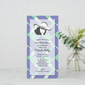 Big Hat Derby Bridal Einladungen (Stehend Vorderseite)