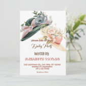 Big Hat Derby Party Invitation Einladung (Stehend Vorderseite)