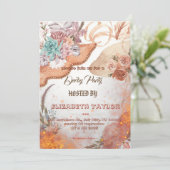 Big Hat Derby Party Invitation Einladung (Stehend Vorderseite)