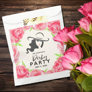 Big Hat Lady Rose Derby Geschenktütchen