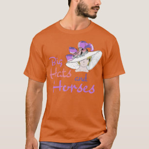 Big Hats and Horses Derby Day Kentucky 2022023 De T-Shirt