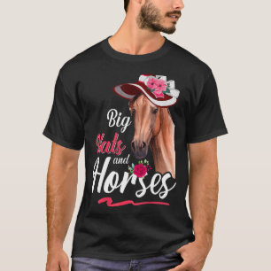 Big Hats und Pferde Racer Derby Faszinatoren T-Shirt
