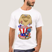 Big Head 4. Juli Cat T-Shirt (Vorderseite)