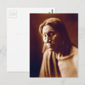 Big Head (Indianer) Postkarte (Vorne/Hinten)